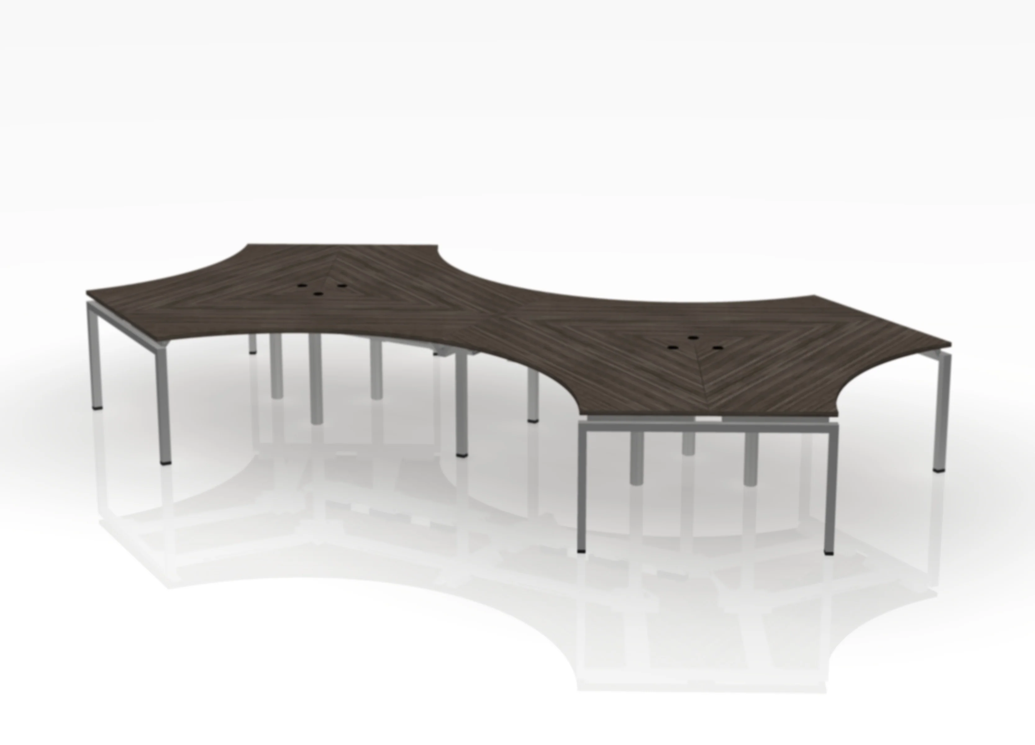 120 Jot Desk - Pod of 6 - Image 8