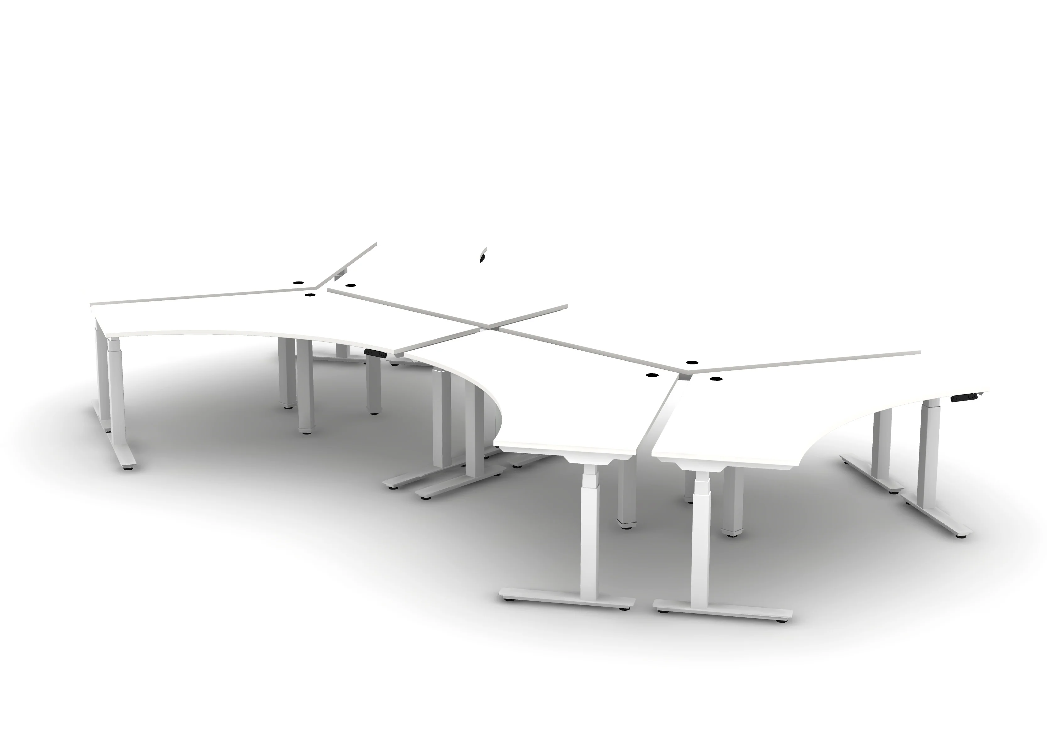 120 Think Desk (sit to stand) - Pod of 6 - Image 12