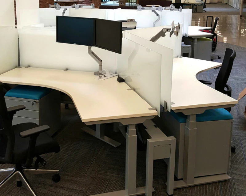 120 Think Desk (sit to stand) - Pod of 6 - Image 2