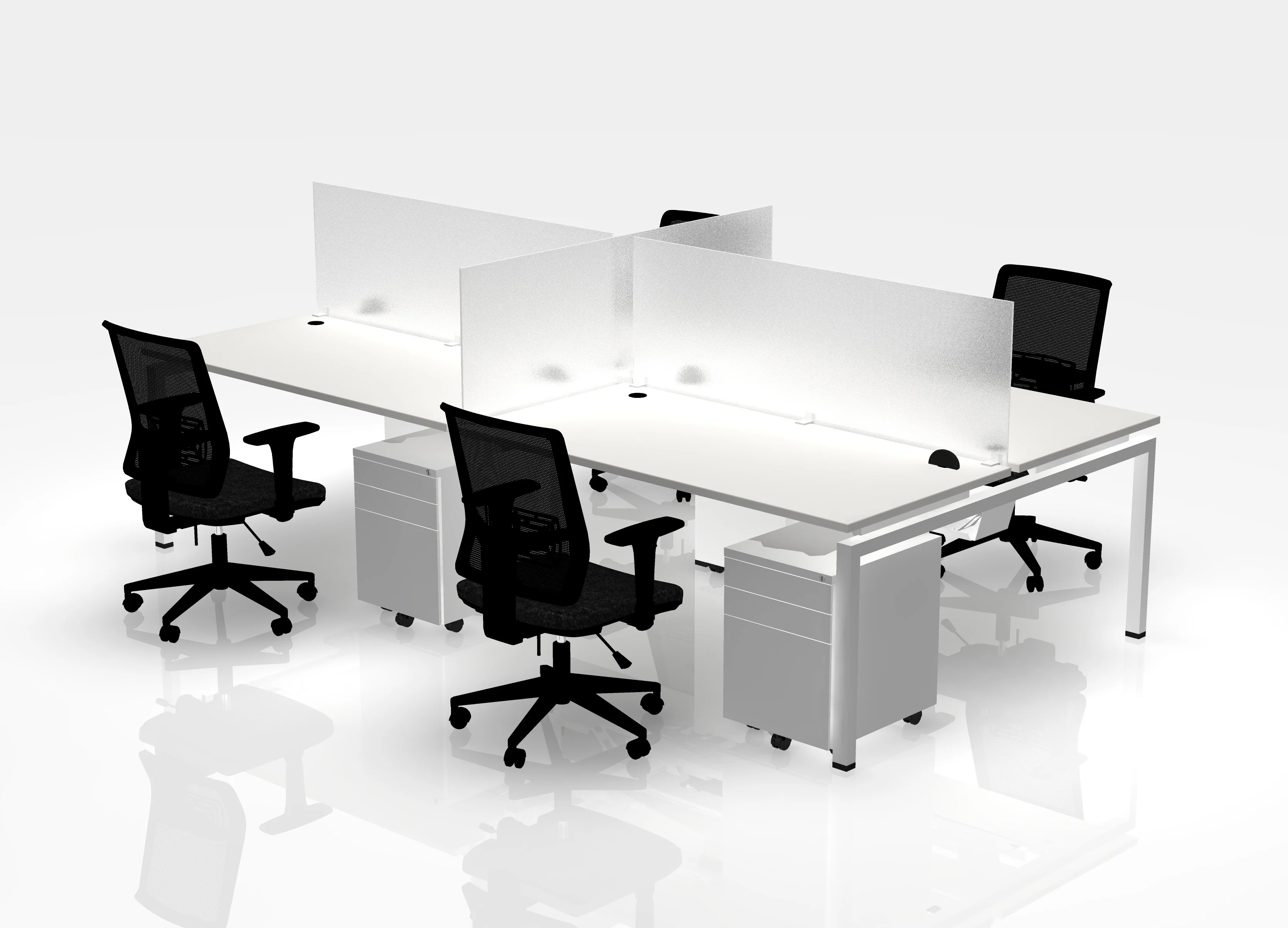24" Jot Desk Bundle - Pod of 4 - Image 26