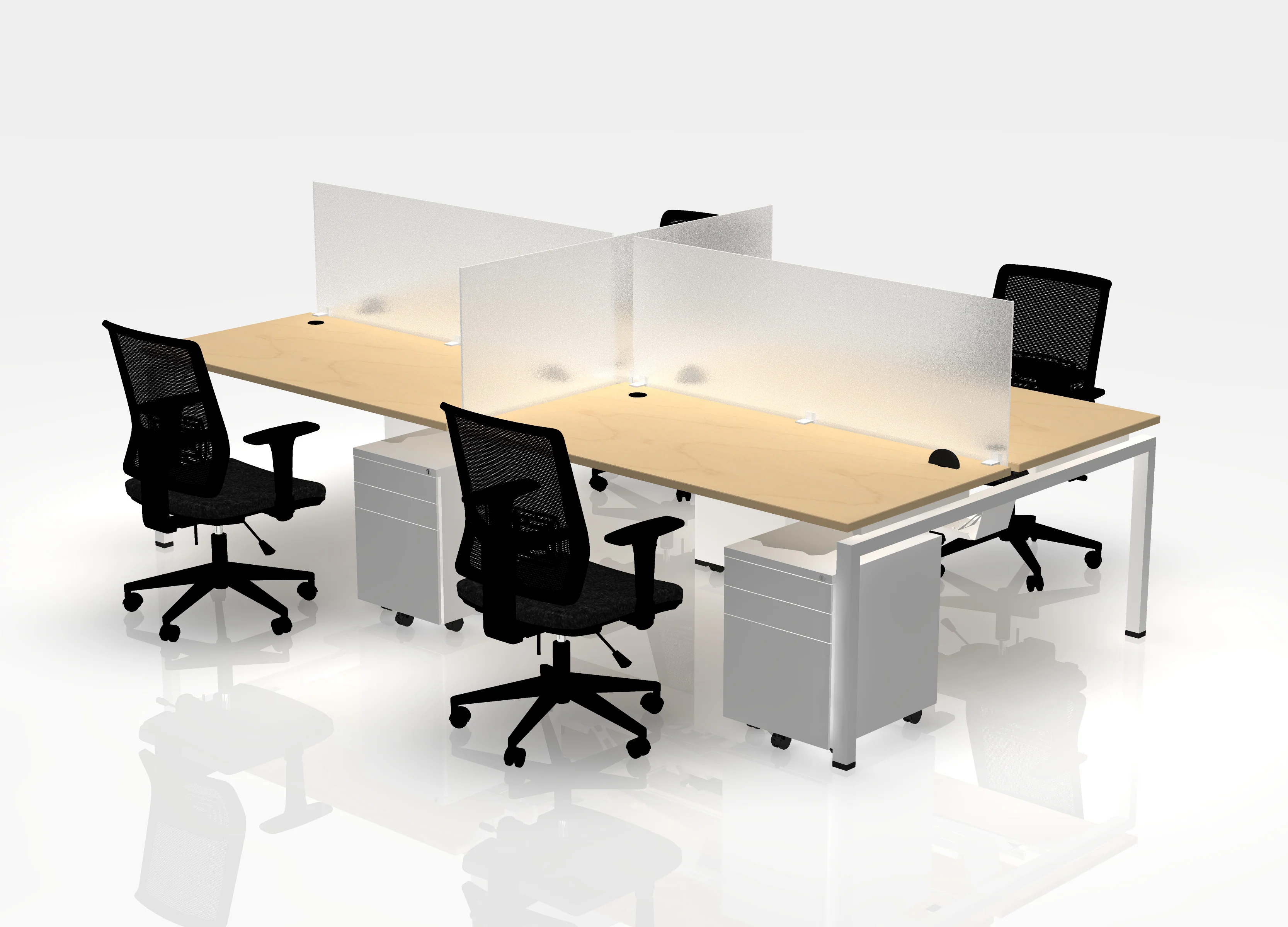24" Jot Desk Bundle - Pod of 4 - Image 28