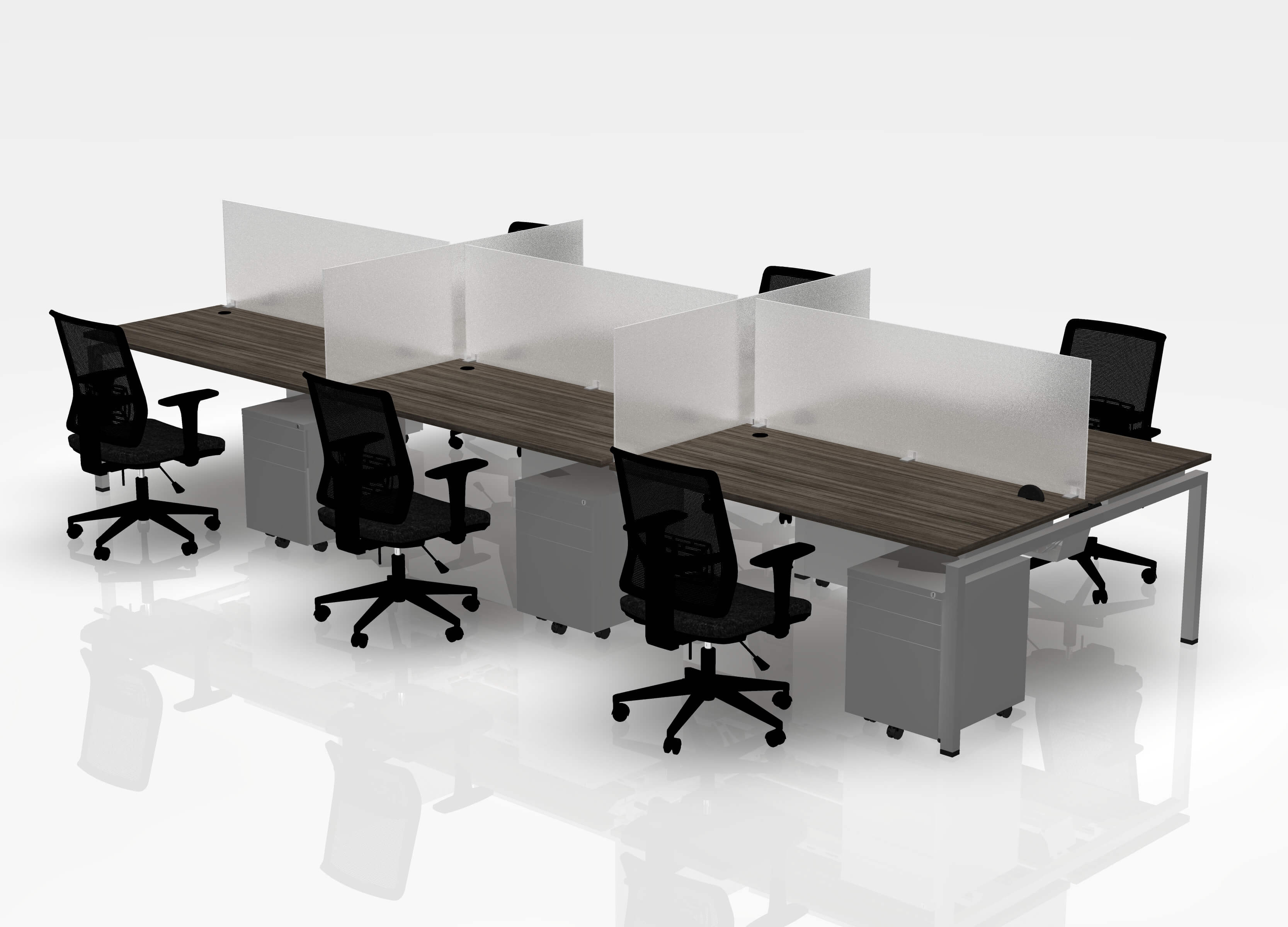 24" Jot Desk Bundle - Pod of 6 - Image 12