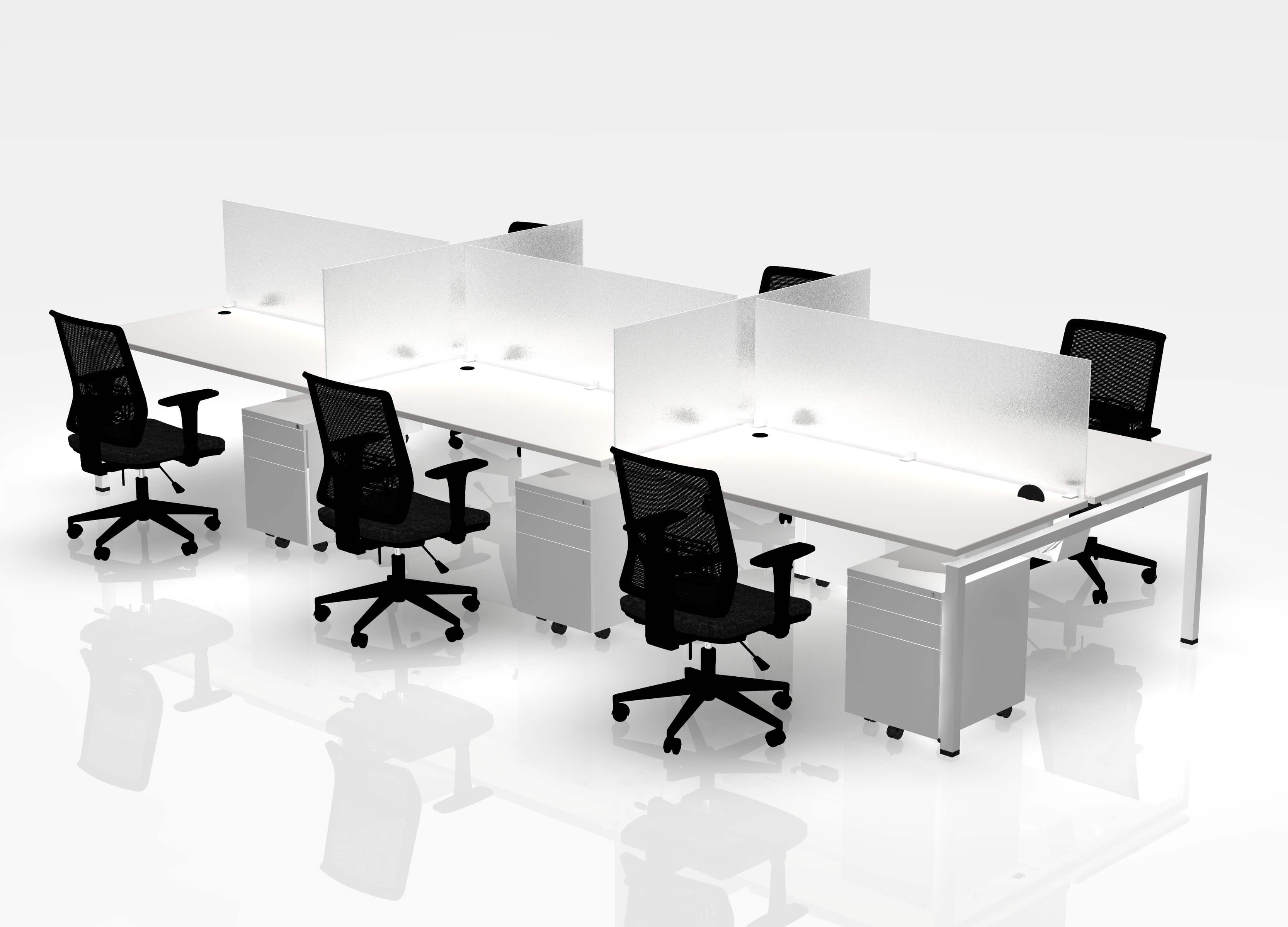 24" Jot Desk Bundle - Pod of 6 - Image 16