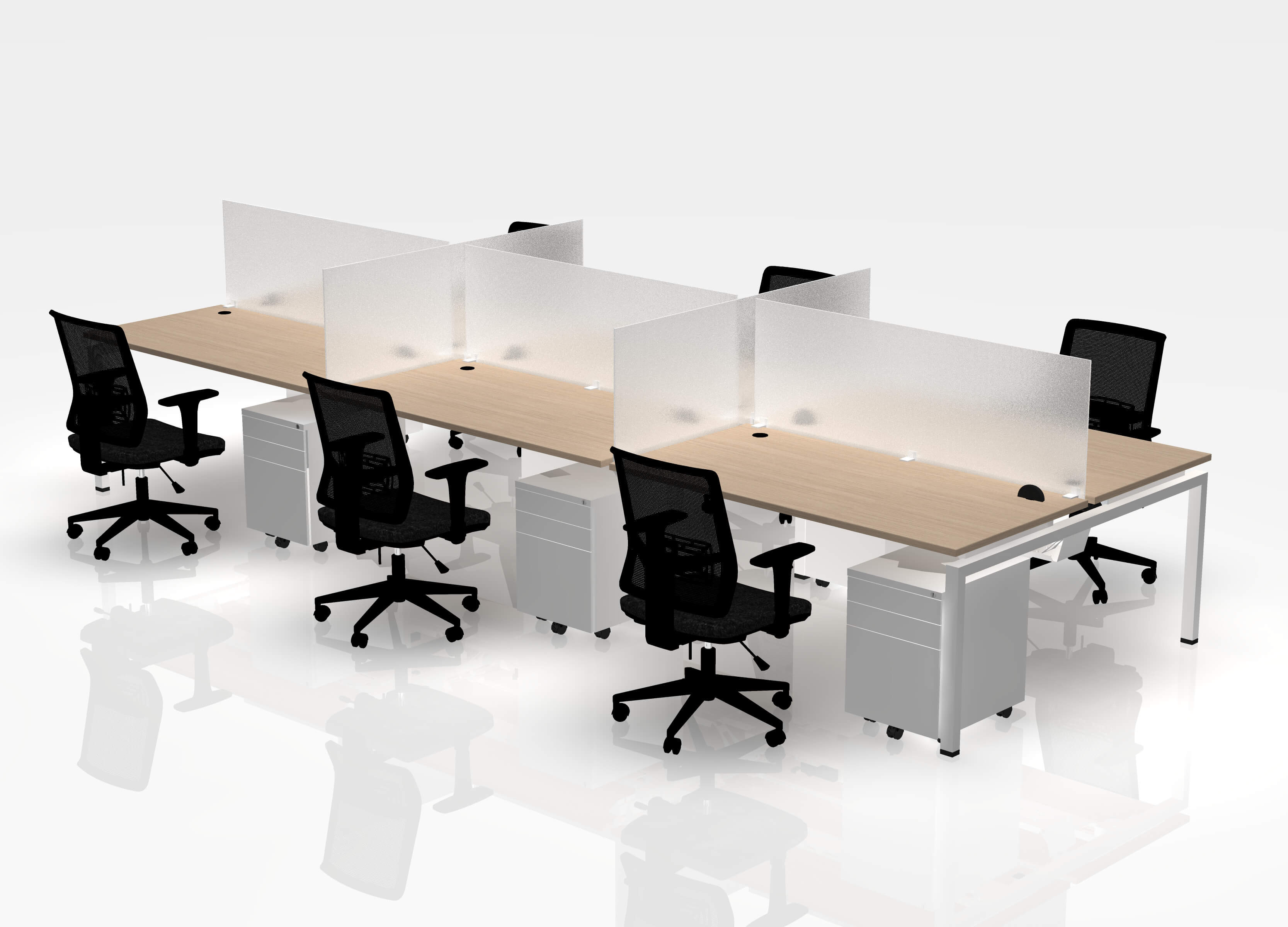 24" Jot Desk Bundle - Pod of 6 - Image 21
