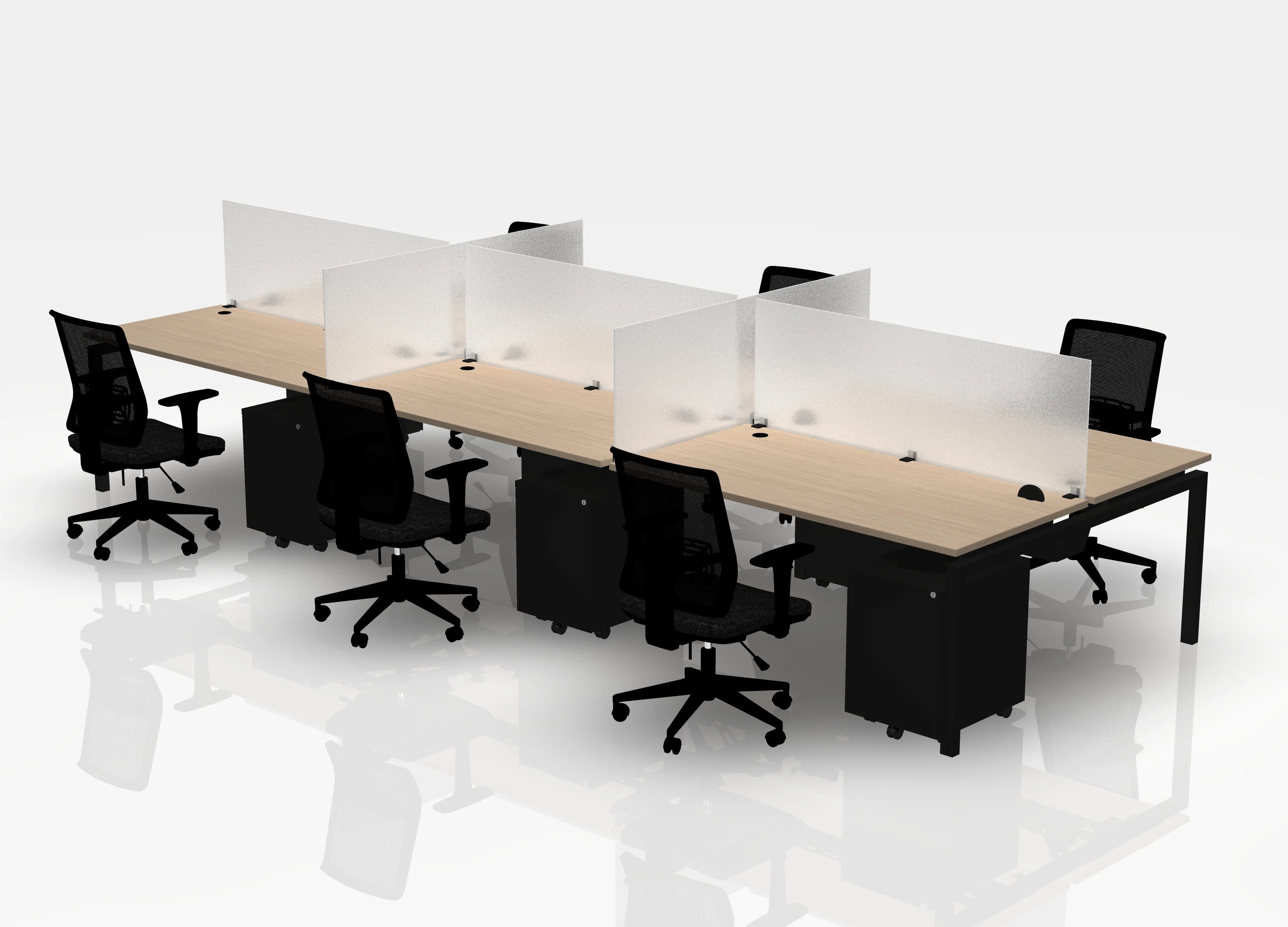 24" Jot Desk Bundle - Pod of 6 - Image 22
