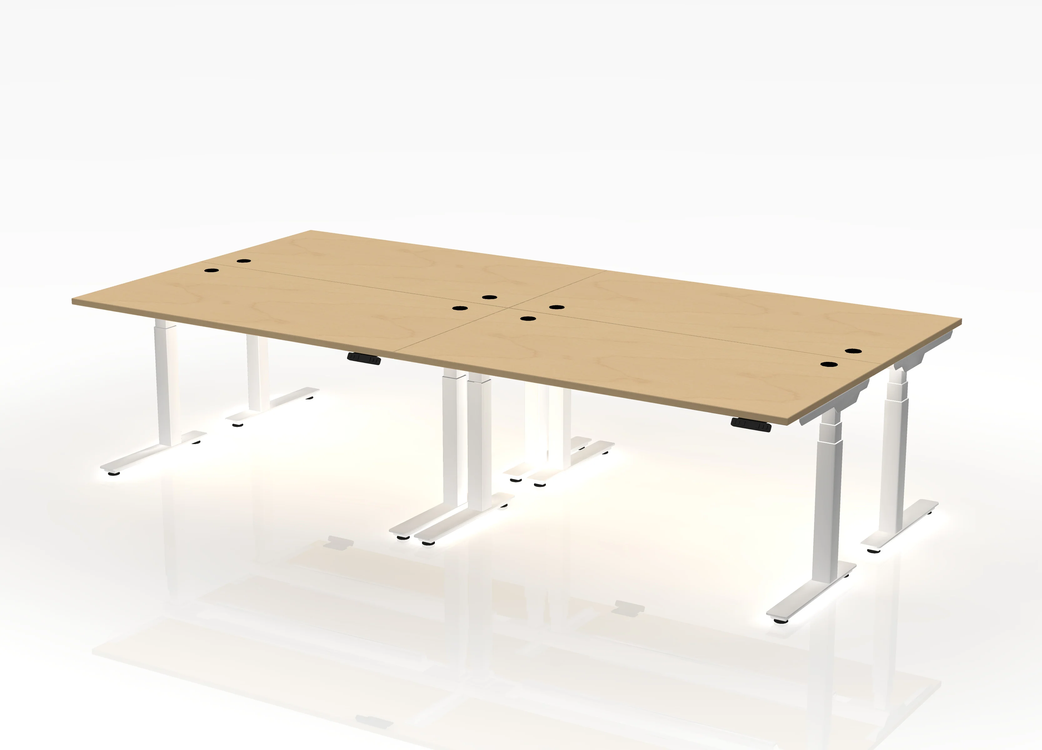 Think Desk Straight (sit to stand) - Pod of 4 - Image 44