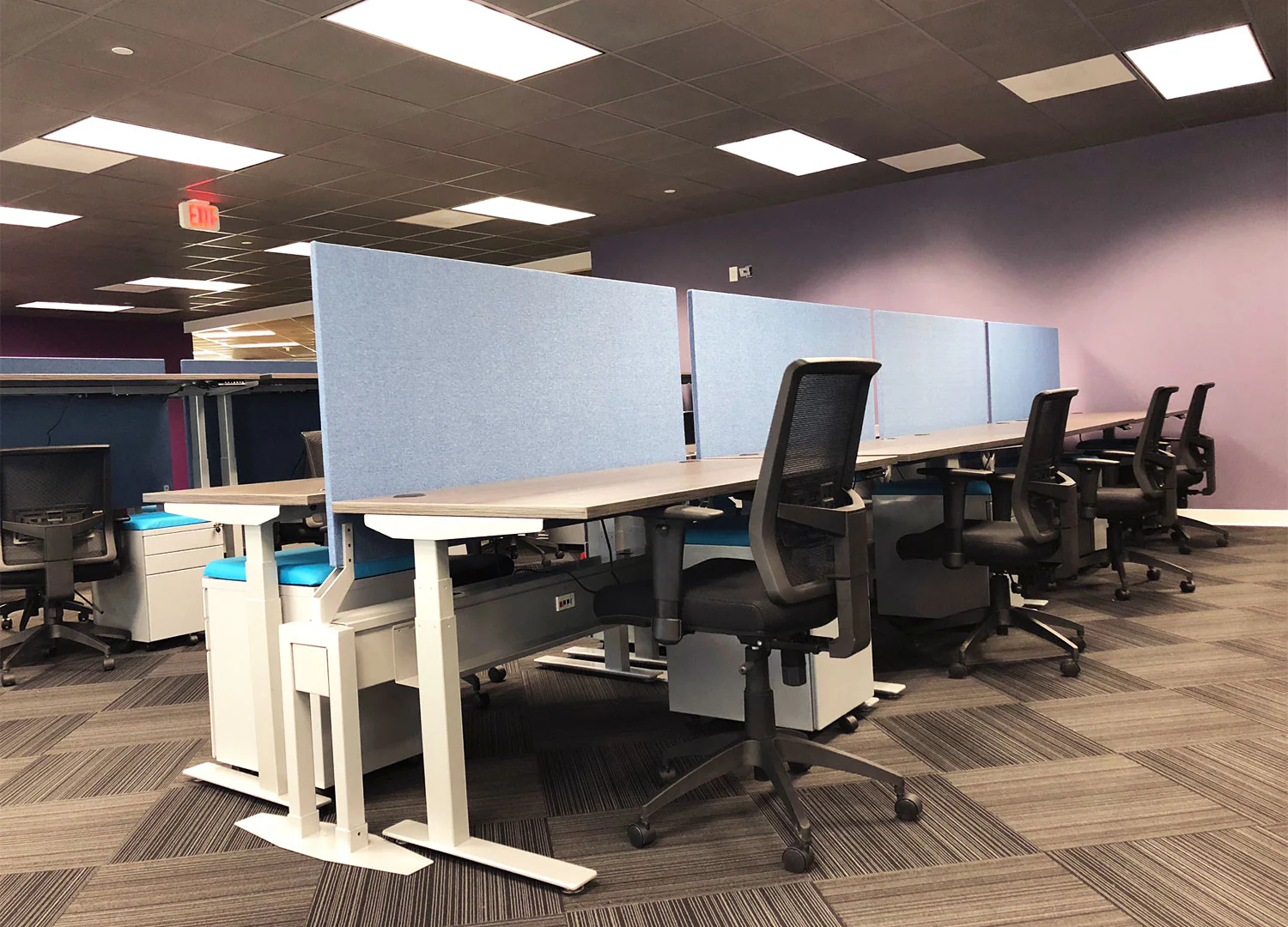 Think Desk Straight (sit to stand) - Pod of 4 - Image 8