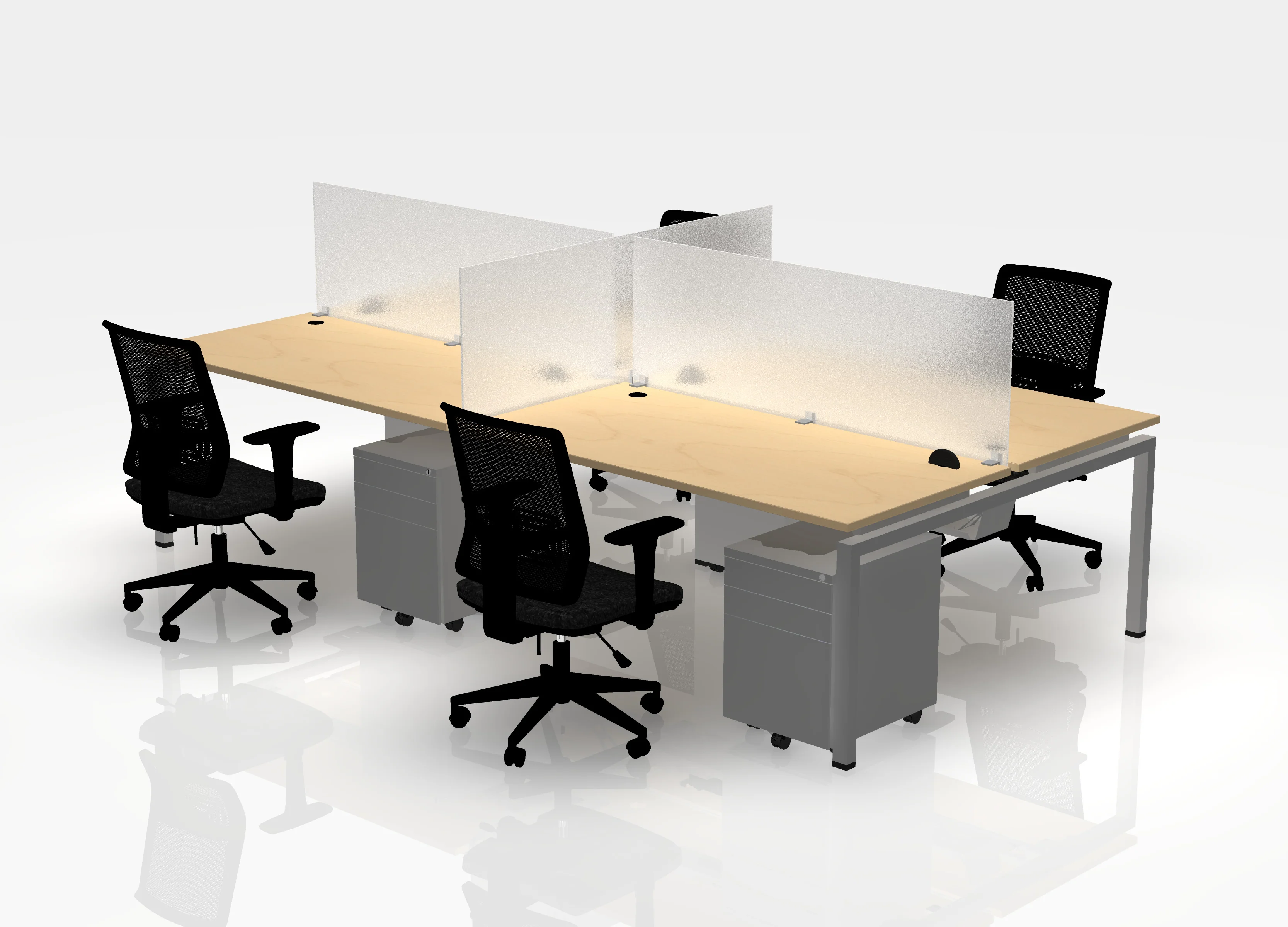 30" Jot Desk Bundle - Pod of 4 - Image 40
