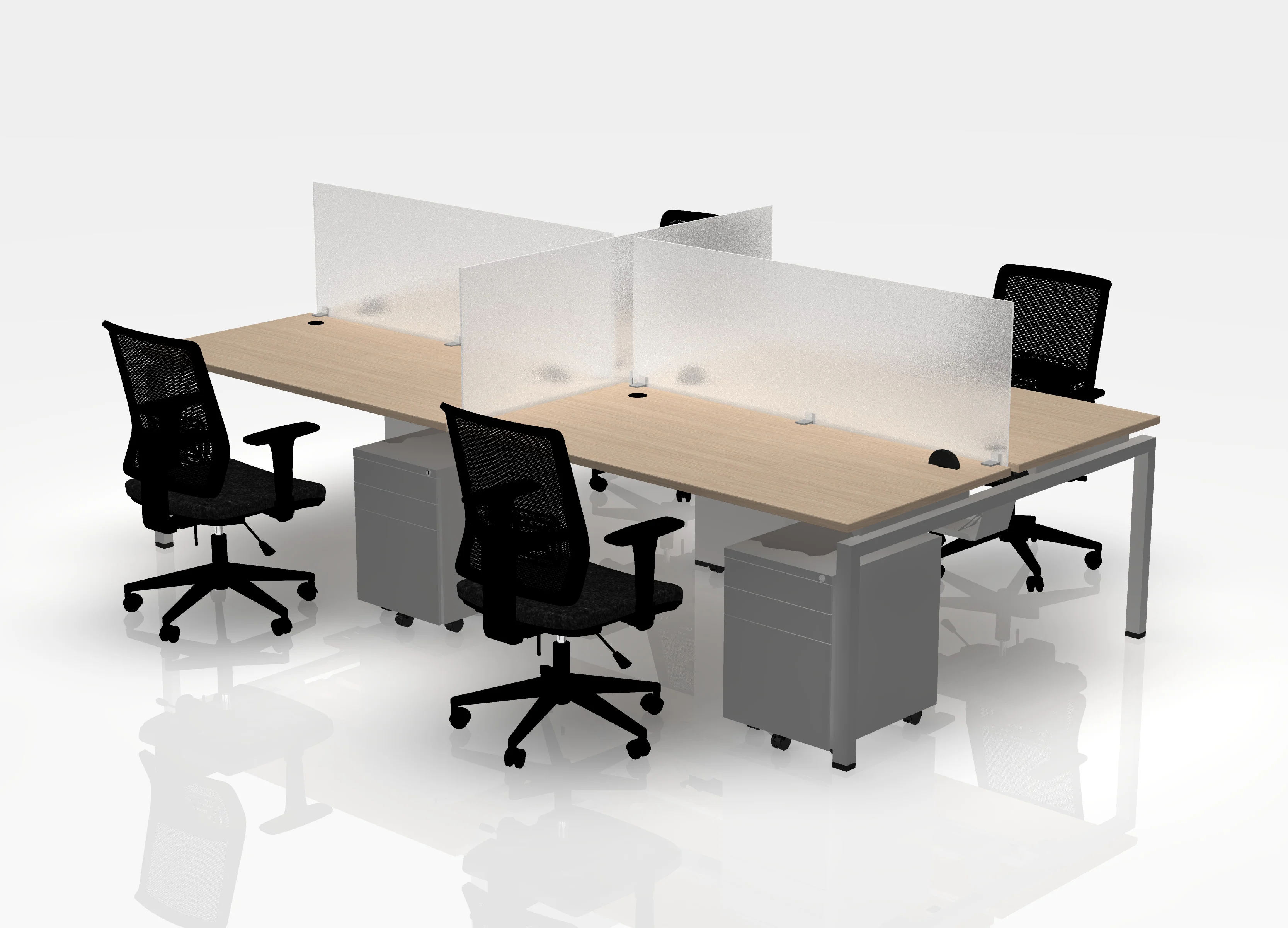 30" Jot Desk Bundle - Pod of 4 - Image 42
