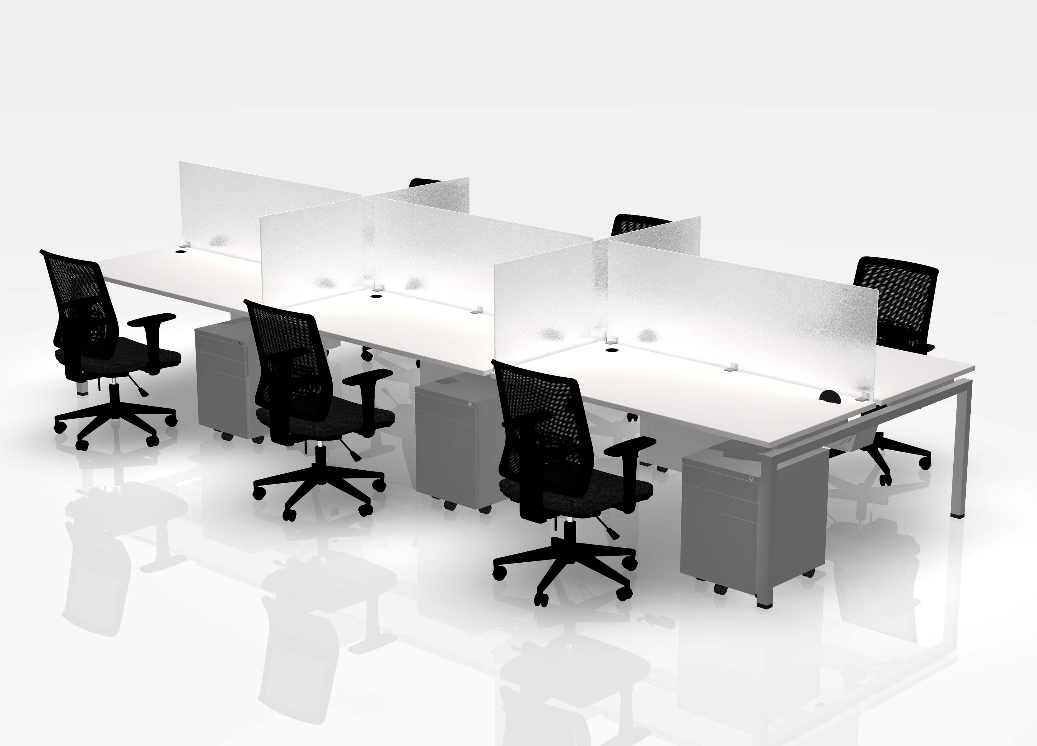 30" Jot Desk Bundle - Pod of 6 - Image 13