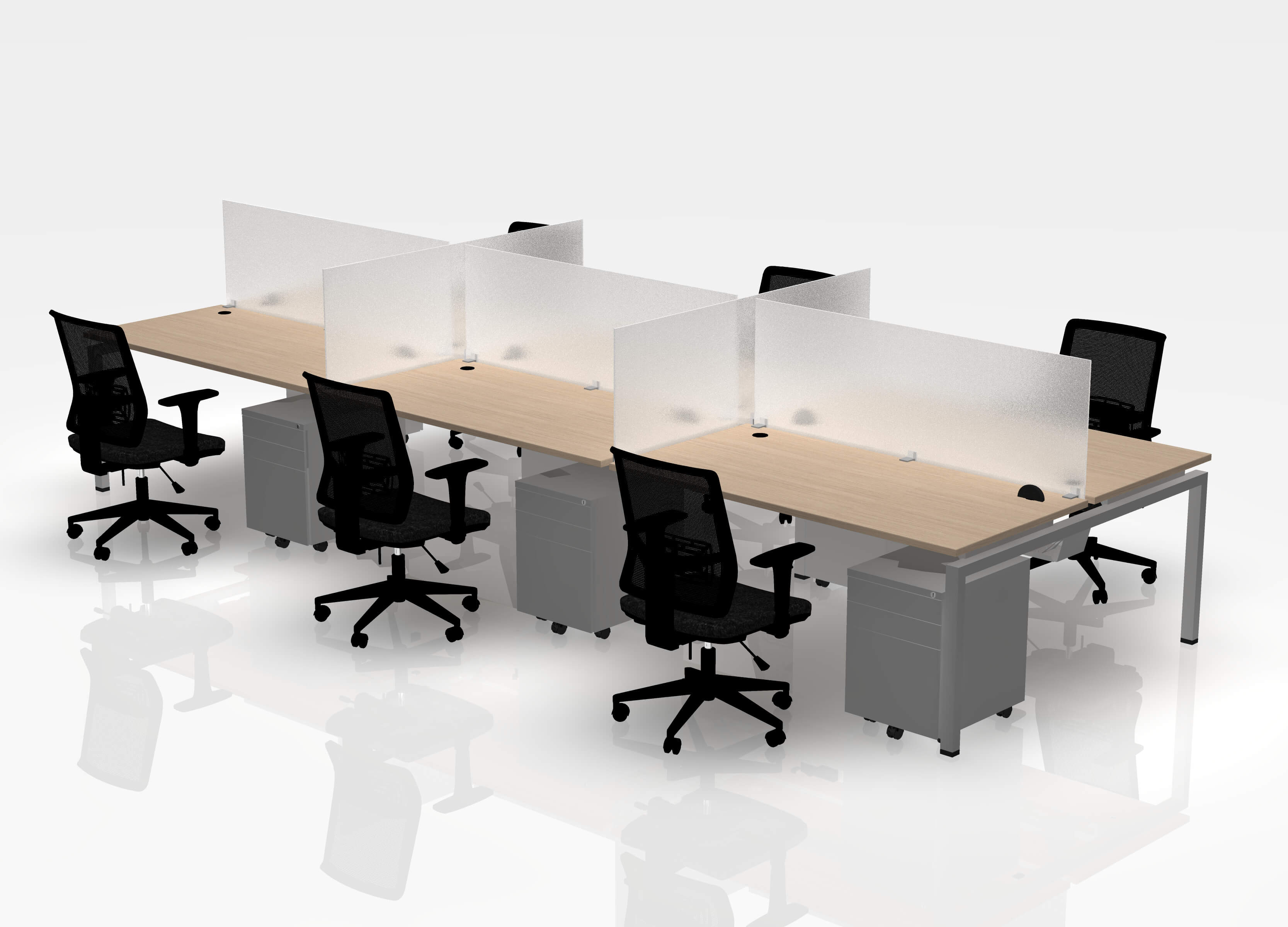 30" Jot Desk Bundle - Pod of 6 - Image 18