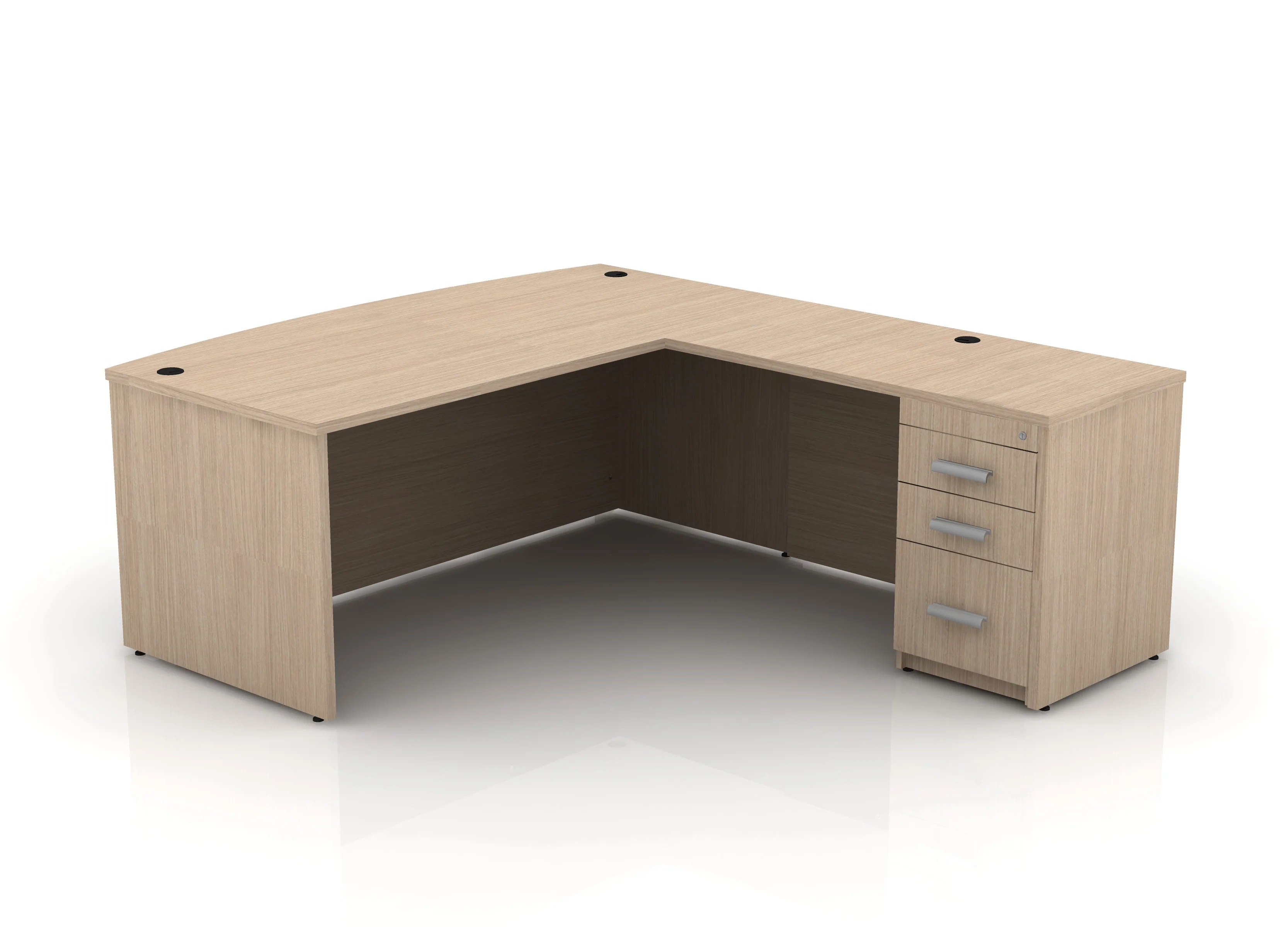 EDGE 71" Bow-Front L-Shape Desk - Image 12