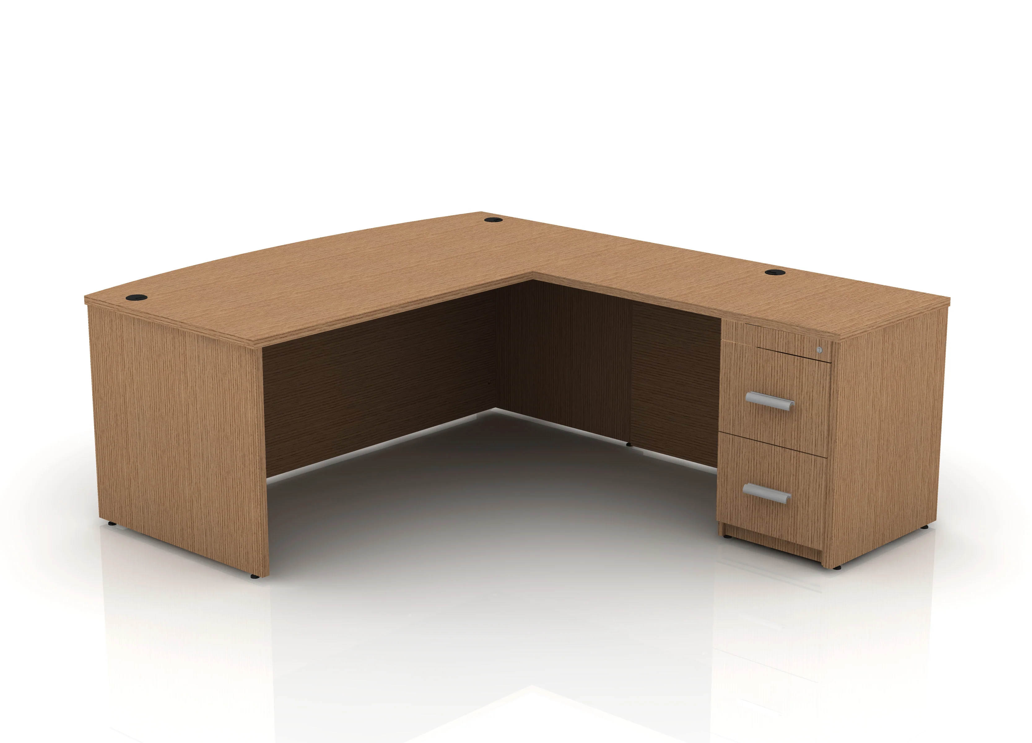 EDGE 71" Bow-Front L-Shape Desk - Image 15