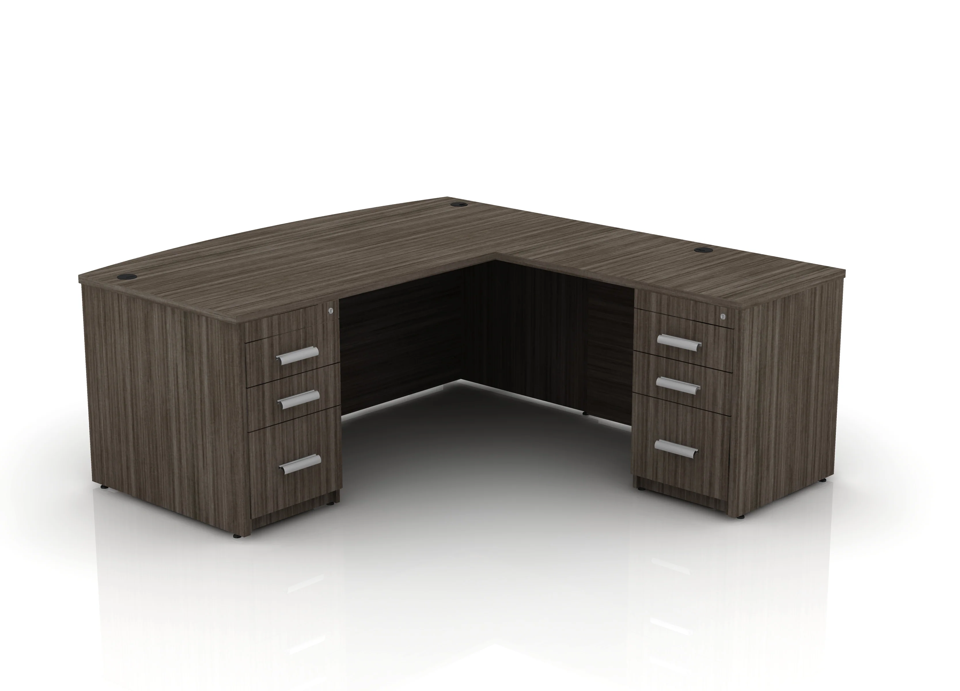 EDGE 71" Bow-Front L-Shape Desk - Image 17