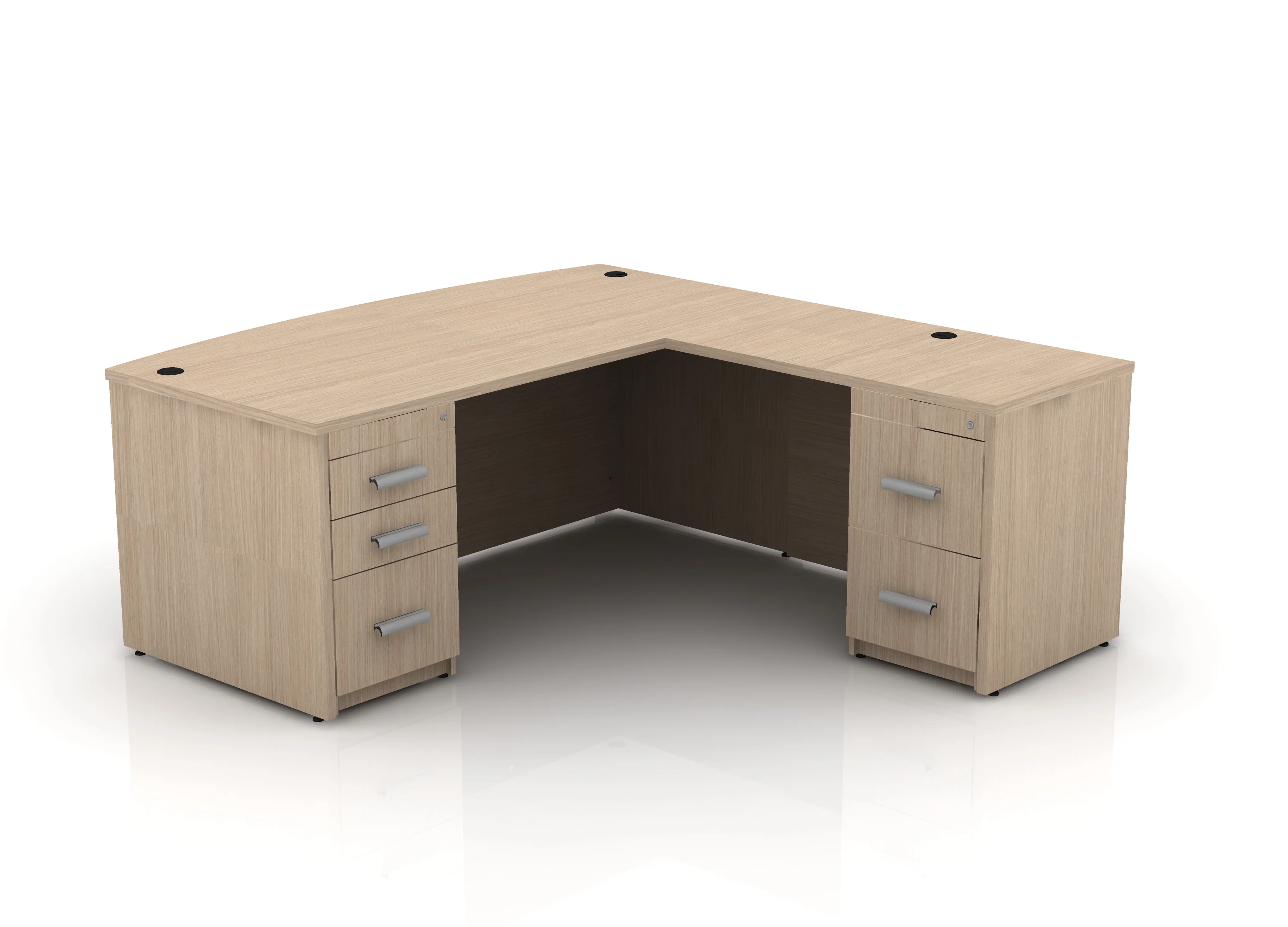 EDGE 71" Bow-Front L-Shape Desk - Image 21