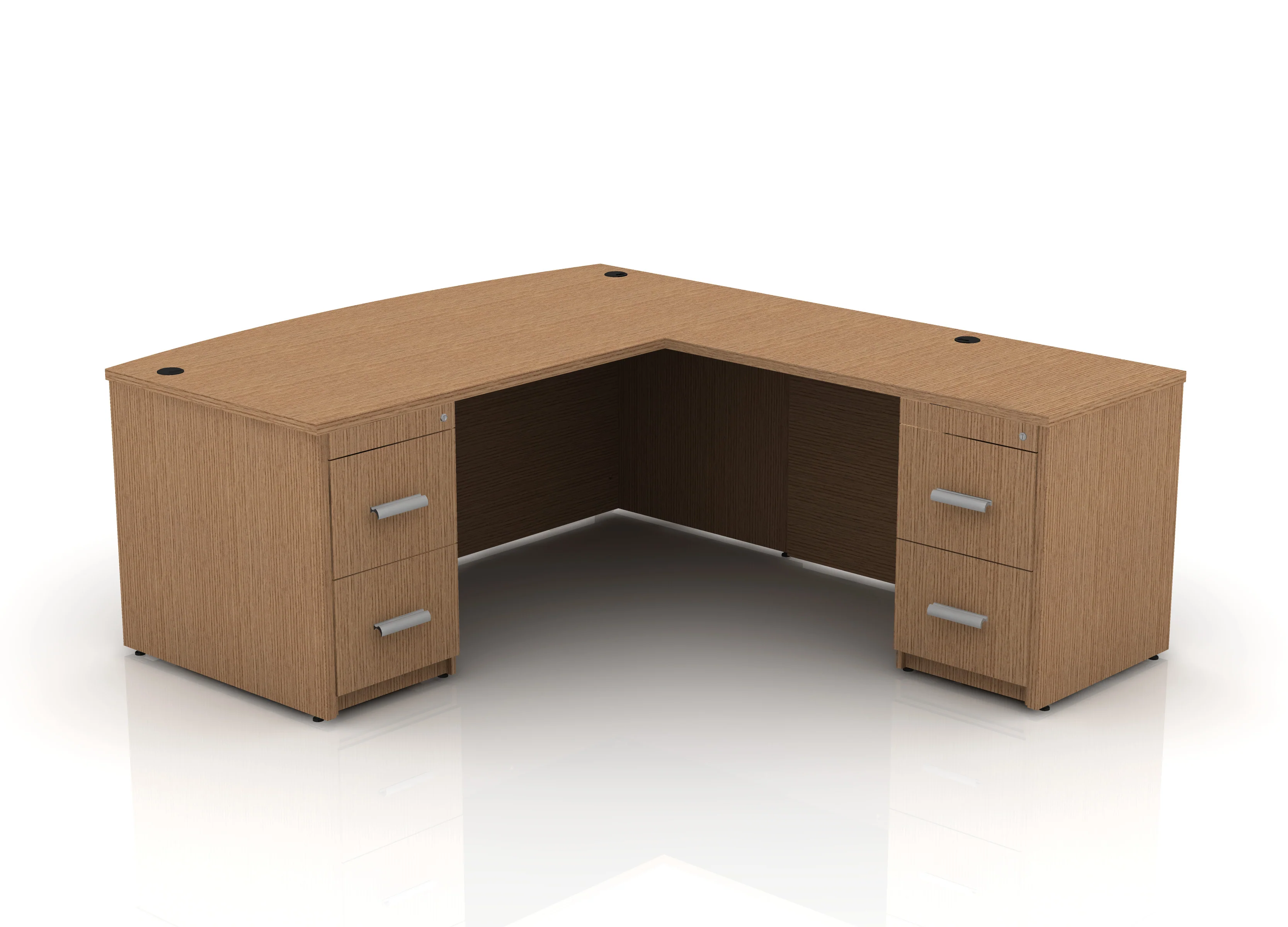 EDGE 71" Bow-Front L-Shape Desk - Image 34