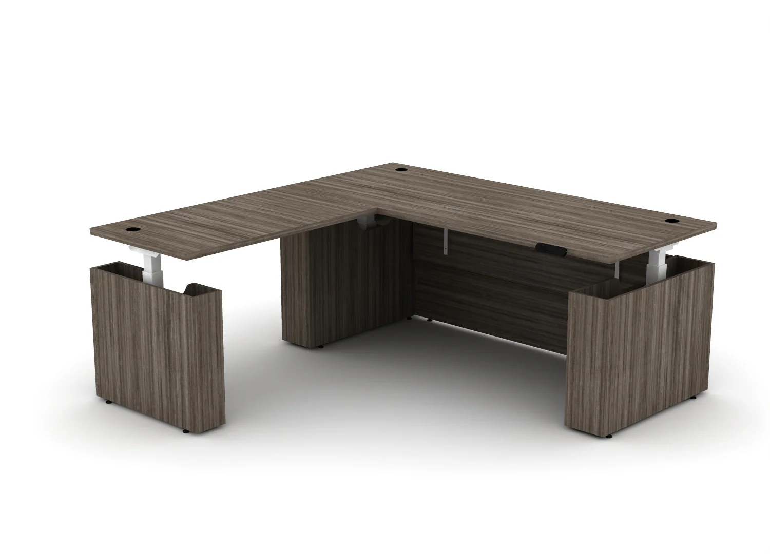 EDGE Height-Adjustable Desk L-Shape - Image 10
