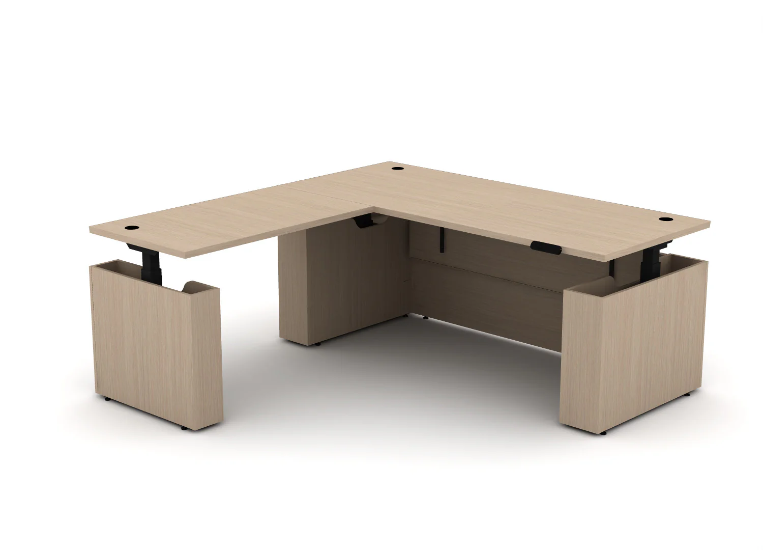 EDGE Height-Adjustable Desk L-Shape - Image 11