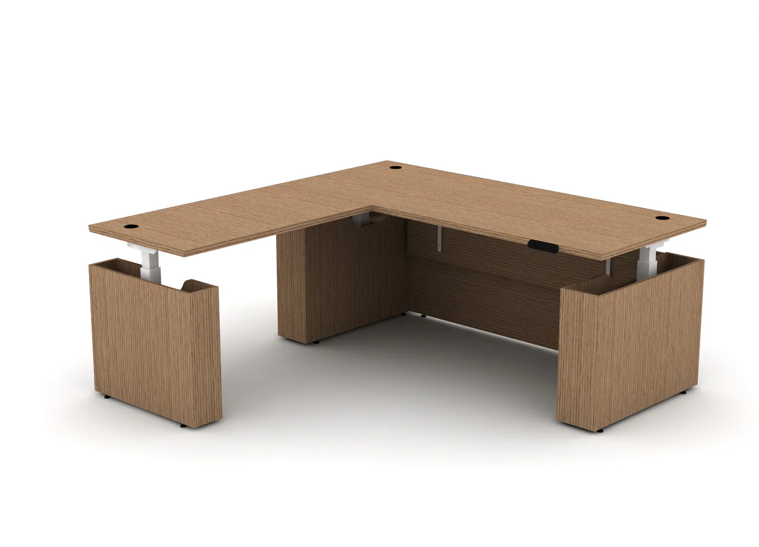 EDGE Height-Adjustable Desk L-Shape - Image 16