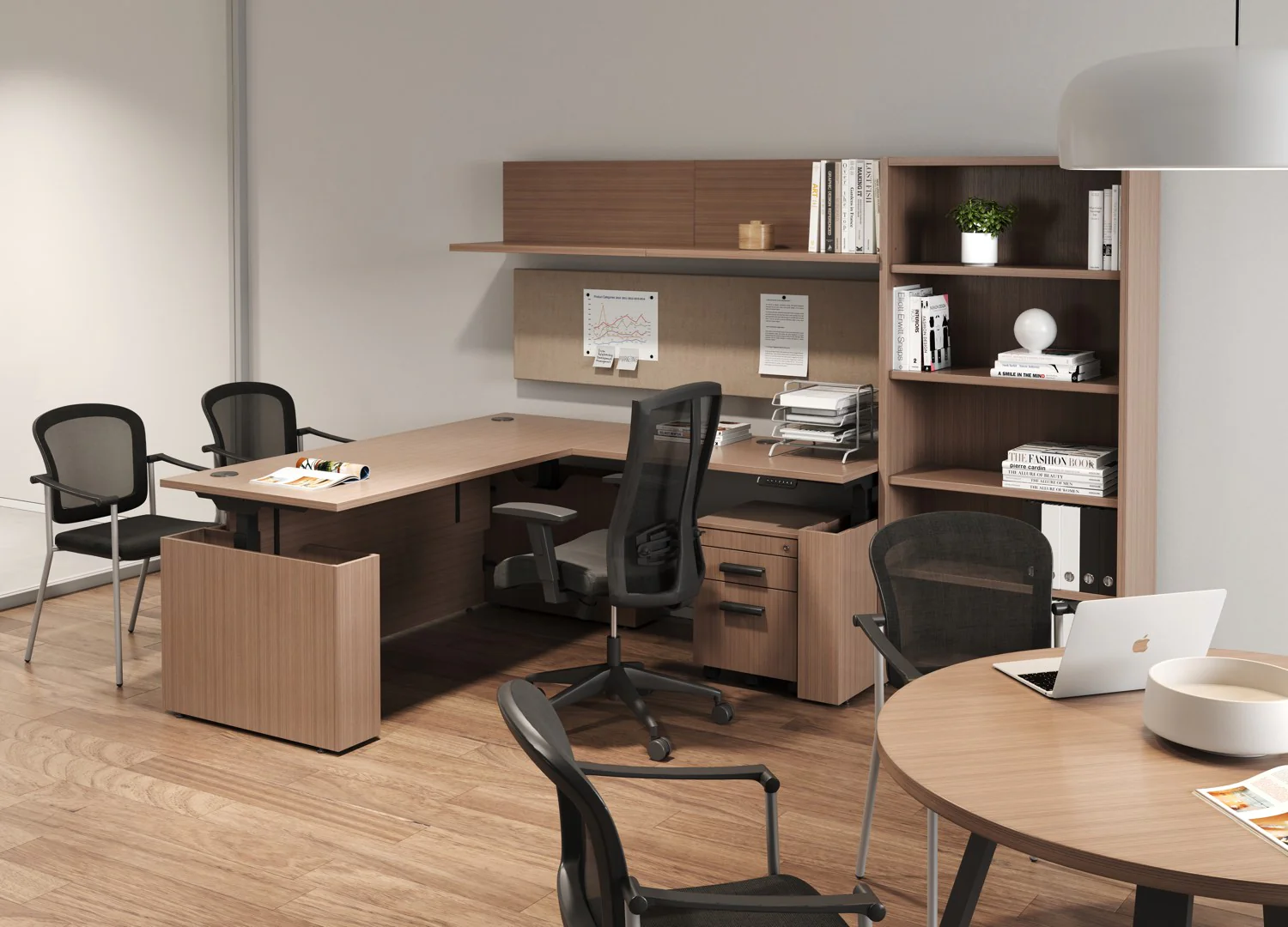 EDGE Height-Adjustable Desk L-Shape - Image 5
