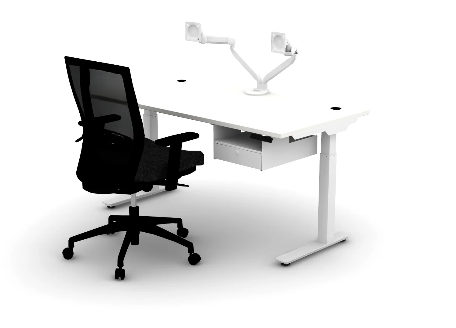 Luxe Office Bundle - Think Desk (sit to stand) - Image 12