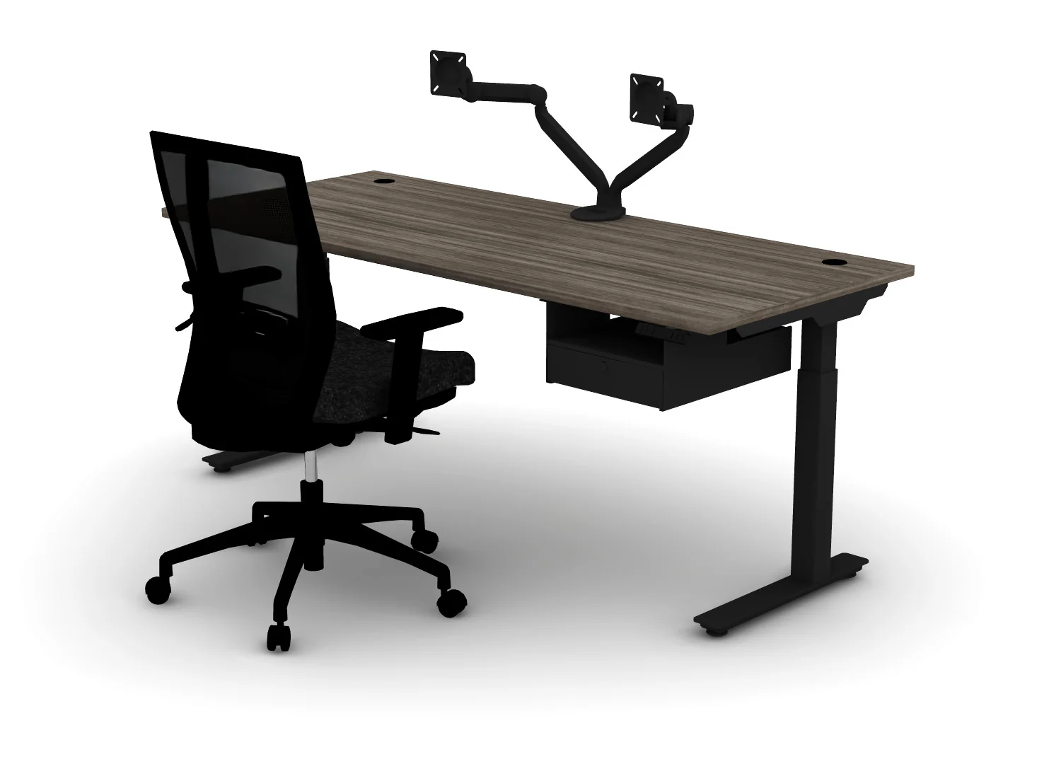 Luxe Office Bundle - Think Desk (sit to stand) - Image 25