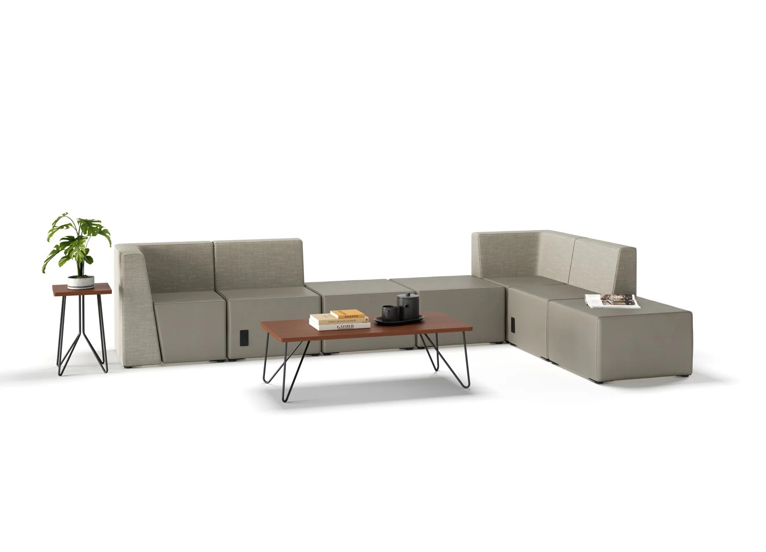 Modular Lounge Seating - Ottoman - Image 17