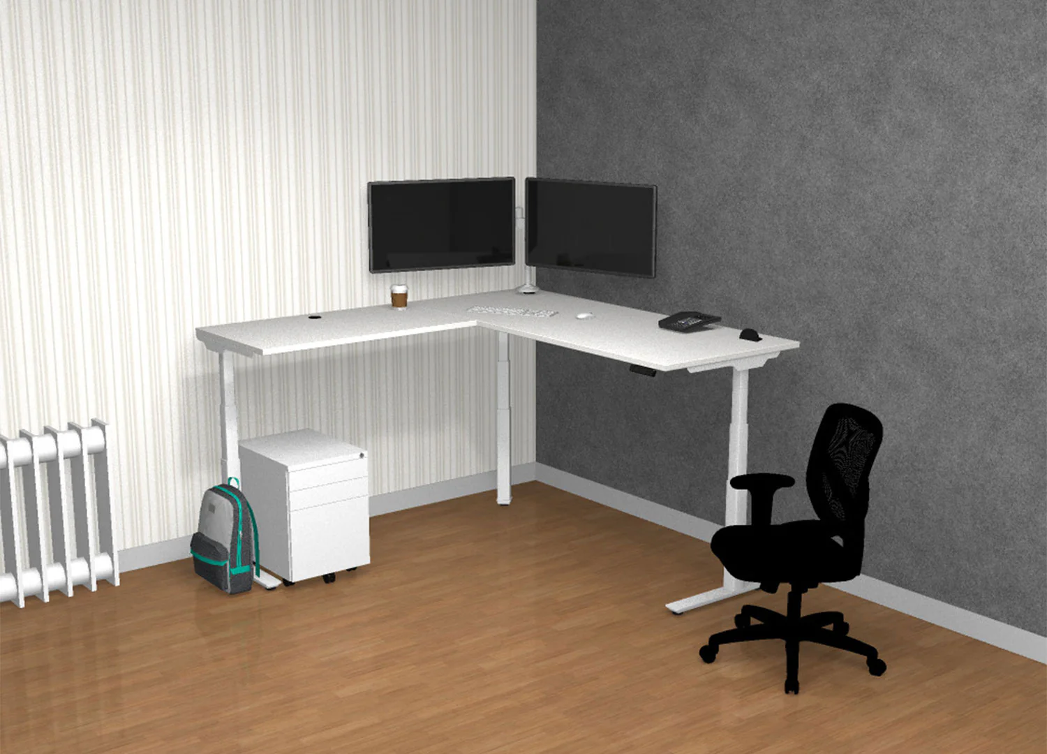 Pro Office Bundle – Think Desk (sit to stand) - Image 2