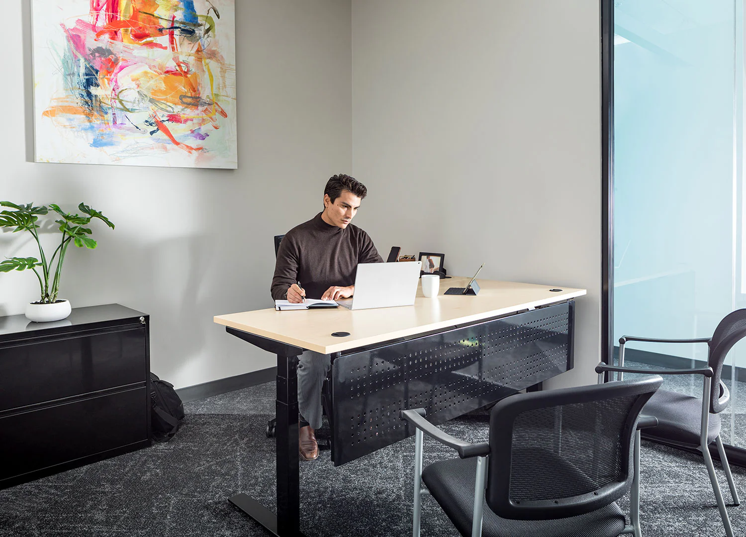Pro Office Bundle – Think Desk (sit to stand) - Image 3